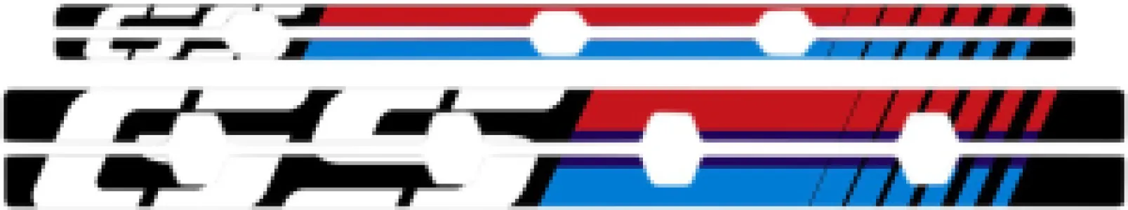 UNIRACING - RIM DECAL KIT BMW R1200GS - 43010737
