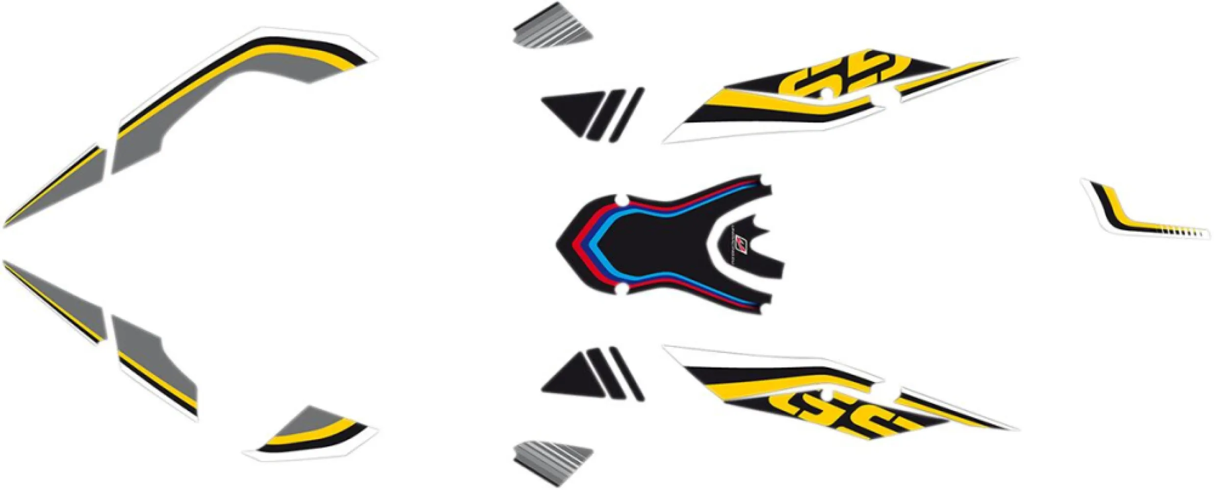UNIRACING - DECAL KIT BMW F800GS 2013 - 43010775