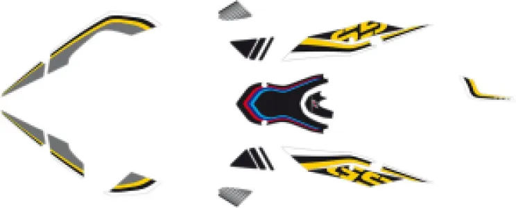 UNIRACING - DECAL KIT BMW F800GS 2013 - 43010775