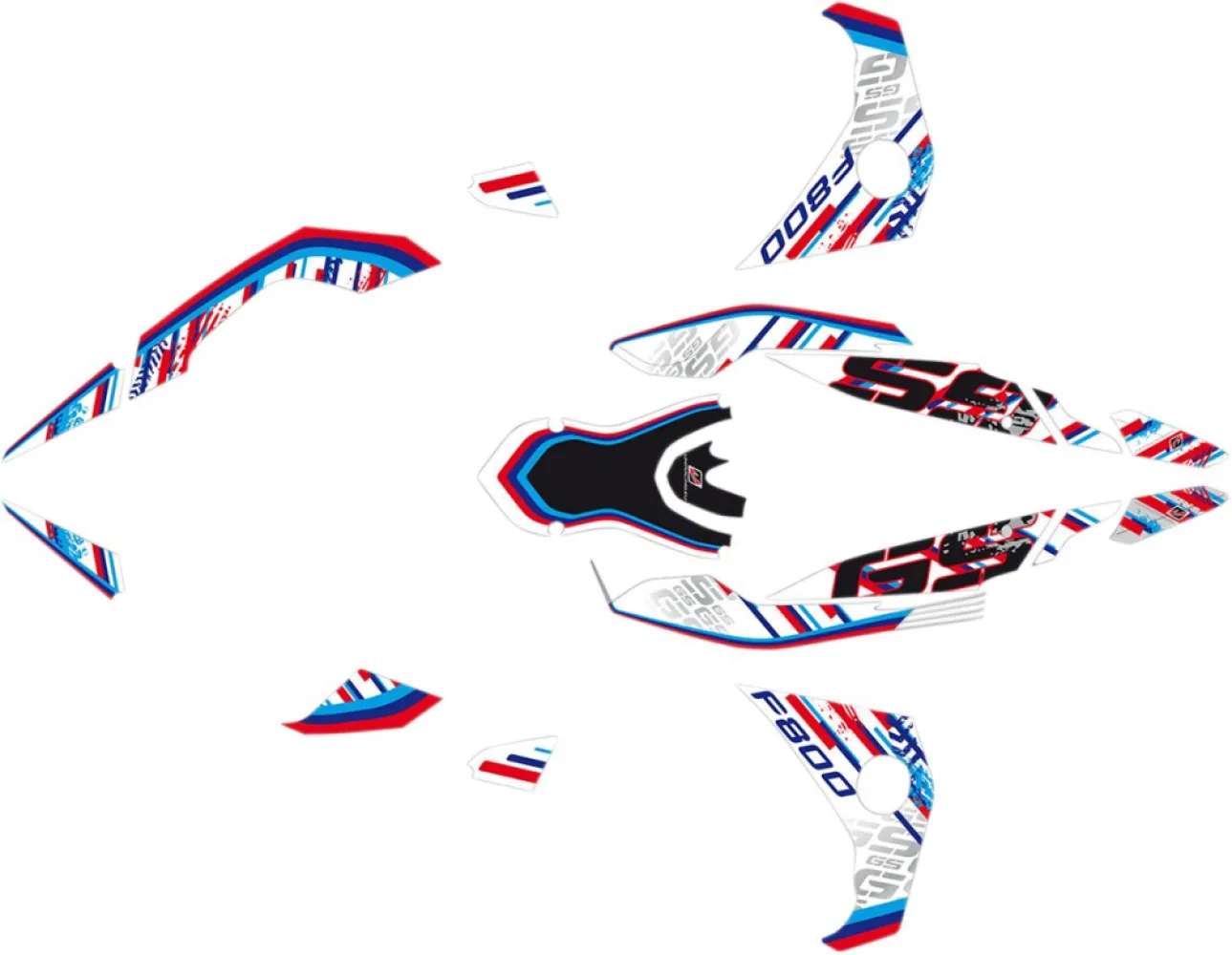UNIRACING - DECAL KIT BMW F800GS 2008 - 43010774