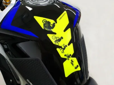 ONEDESIGN - TANKPAD MATT FLUO YELLOW - 43010814