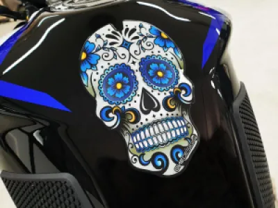 ONEDESIGN - TANKPAD BLUE SKULL - 43010822