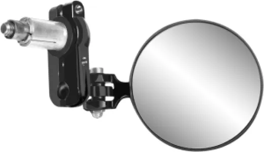 PARTS UNLIMITED - MIRROR PU ROUND BAR END - 06401477