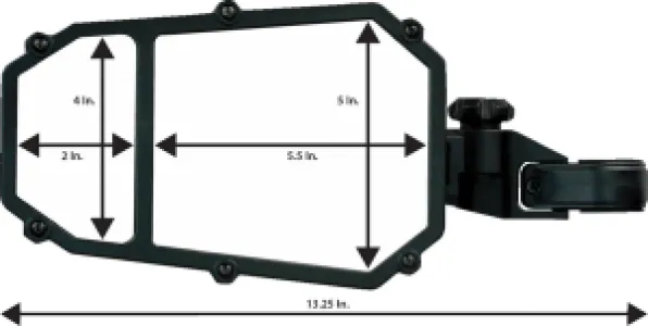 MOOSE OFFROAD FOUR WHEEL - MIRROR SIDE W/BLNDSPT MSE - 06401687