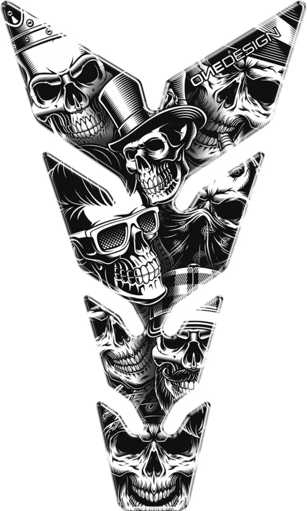 ONEDESIGN - TANKPAD MAX SKULLS1 - 43010974