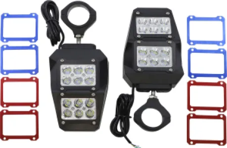 MOOSE OFFROAD HARD-PARTS - MIRROR SIDE 1.75/2.0 LED - 06401503