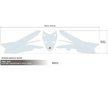 UNIRACING - SCRTCH SVR KTM 890 ADV TAIL - 43010984