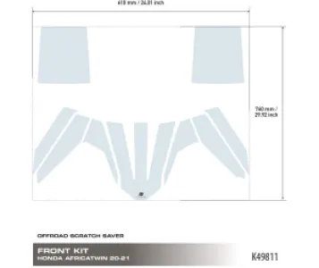 UNIRACING - SCRTCH SVR FRONT AFRICA TWIN - 43010991