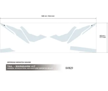 UNIRACING - TAIL+SWING SCRTCH SVR AFR TWIN - 43010997