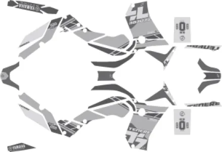 UNIRACING - DECAL KIT TENERE 700 60TH YW - 43010999