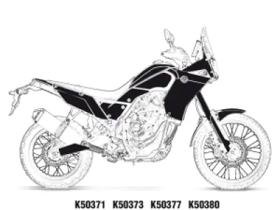 UNIRACING - DECAL KIT TENERE 700 60TH BL - 43011002