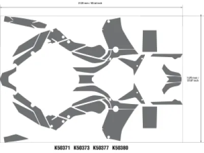 UNIRACING - DECAL KIT TENERE 700 60TH BL - 43011002