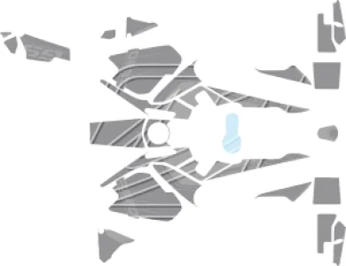 UNIRACING - DECAL KIT R1250GS ADV 40TH YW - 43011008