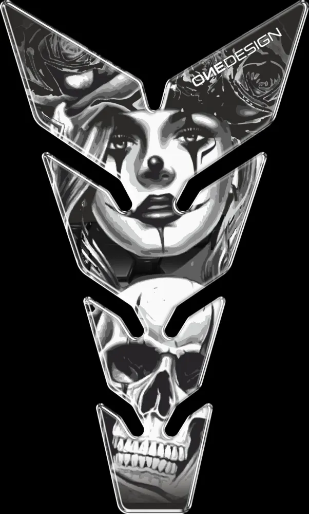 ONEDESIGN - TANK PAD MAX WOMAN W/ SKULL - 43011049