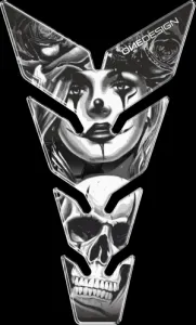ONEDESIGN - TANK PAD MAX WOMAN W/ SKULL - 43011049