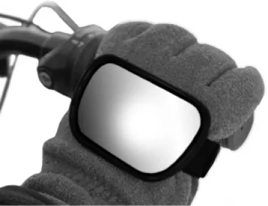 PARTS UNLIMITED - MIRROR PU WEDGE HAND - 06401695
