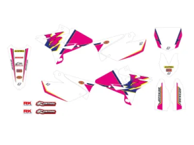 BLACKBIRD RACING - GRAPHIC KT RETRO YZ - 43026694