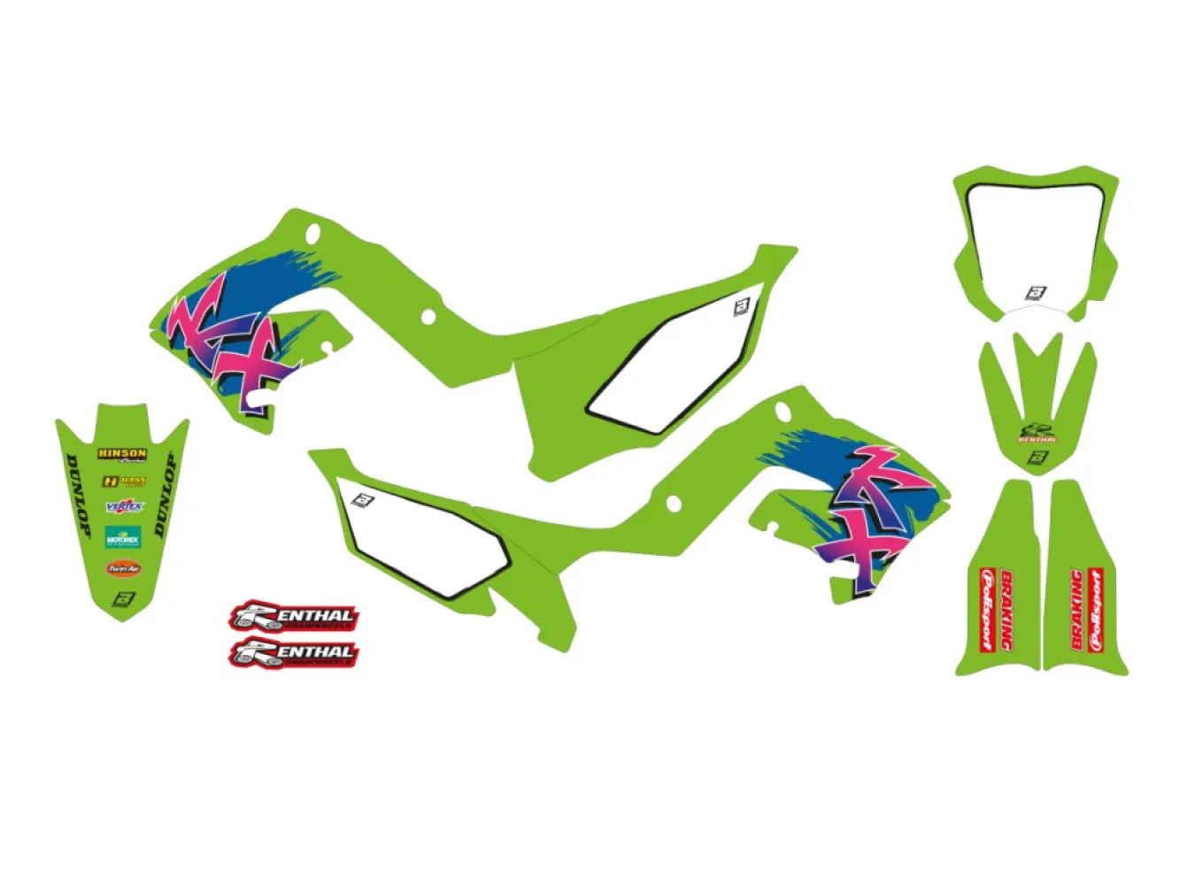 BLACKBIRD RACING - GRAPHIC KT RETRO KX - 43026703