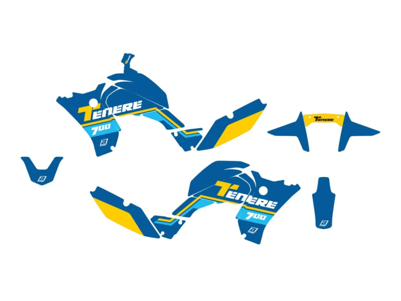 BLACKBIRD RACING - GRAPHIC KIT TENERE BL - 43026981