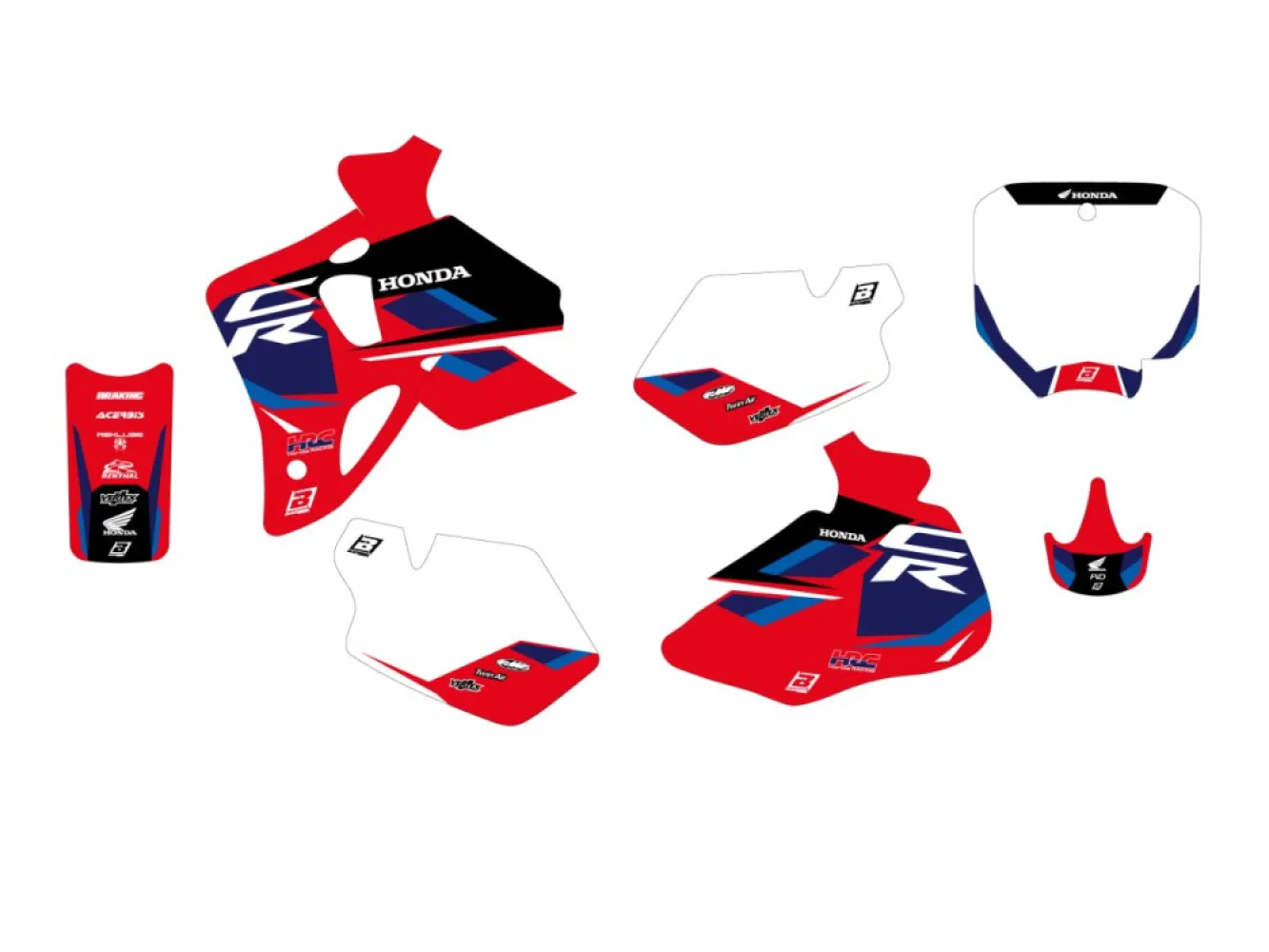 BLACKBIRD RACING - GRAPHIC KIT DREAM 5 CR80 96-02 - 43027301