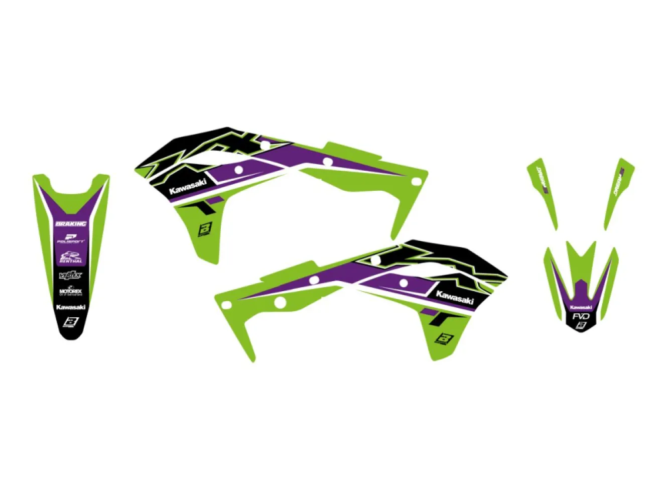 BLACKBIRD RACING - GRAPHIC KIT DREAM 5 KXF250 17- - 43027327