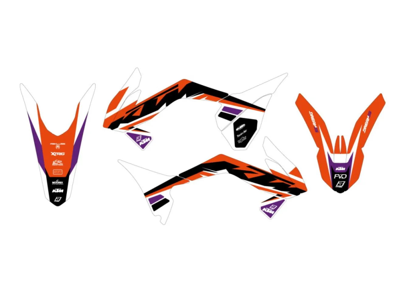 BLACKBIRD RACING - GRAPHIC KIT DREAM 5 SX85 13-17 - 43027341