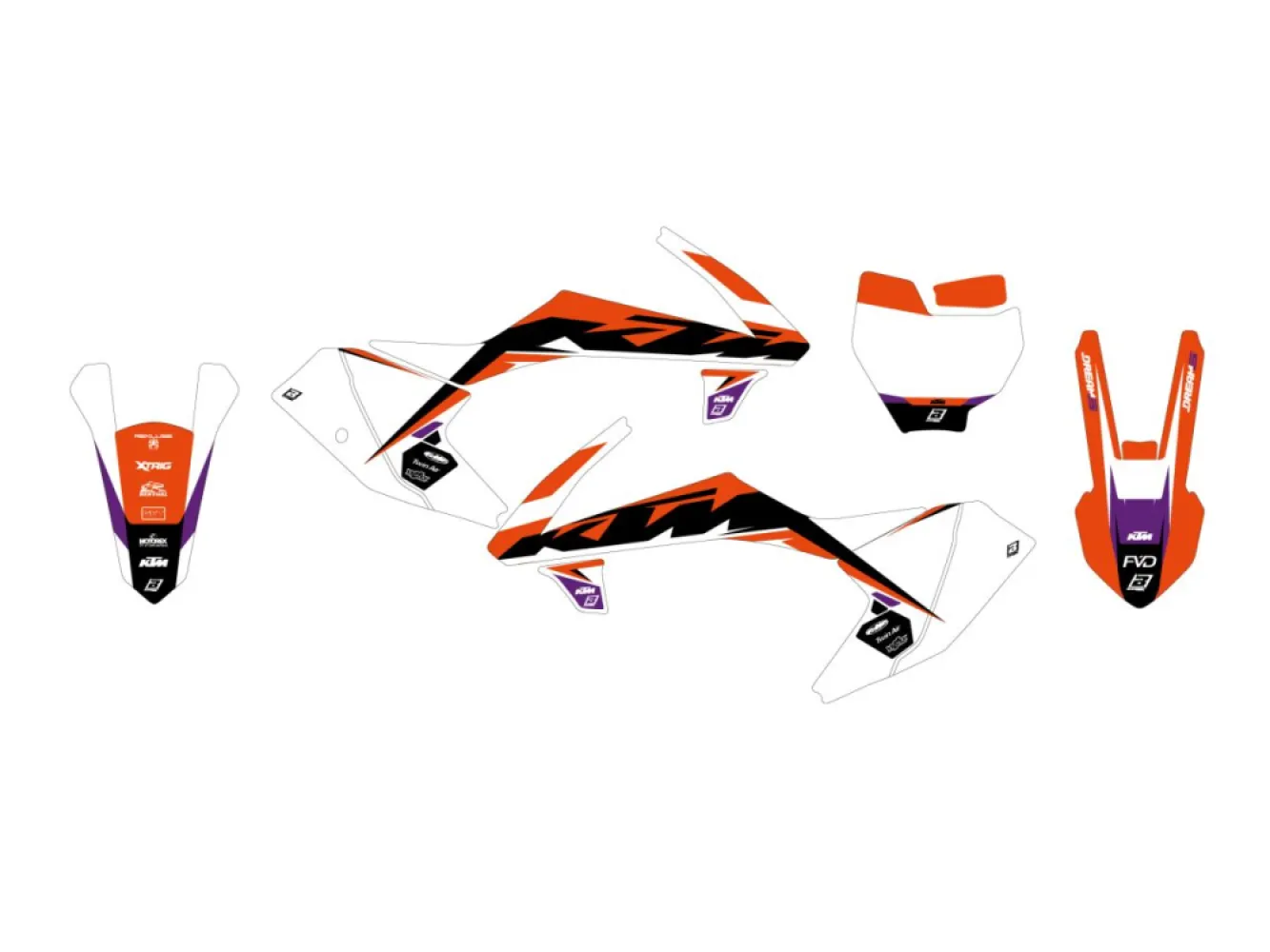 BLACKBIRD RACING - GRAPHIC KIT DREAM 5 SX65 16-20 - 43027345
