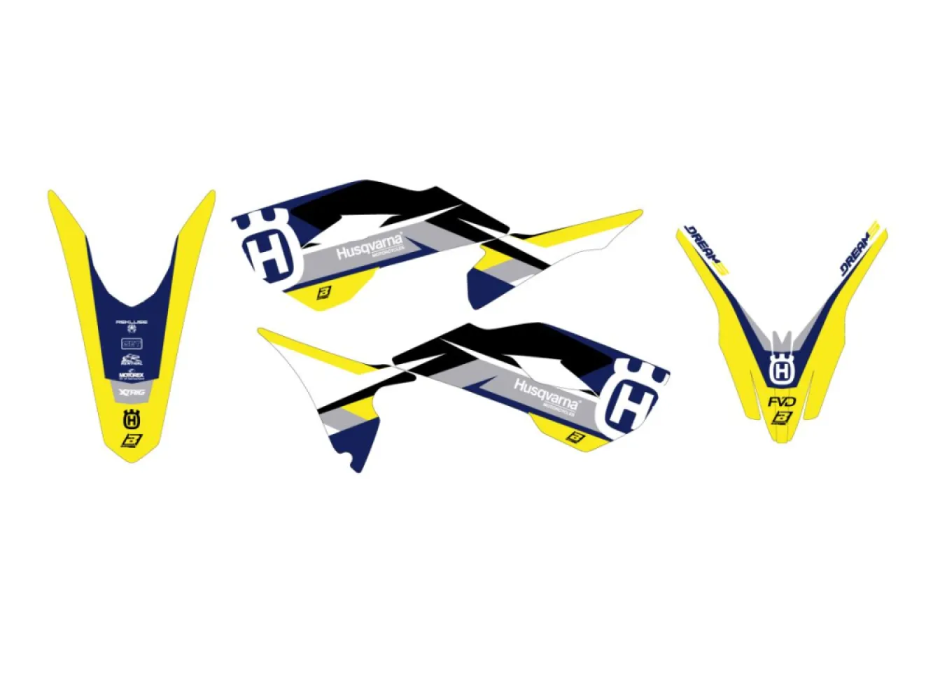 BLACKBIRD RACING - GRAPHIC KIT DREAM 5 TC85 14-17 - 43027361
