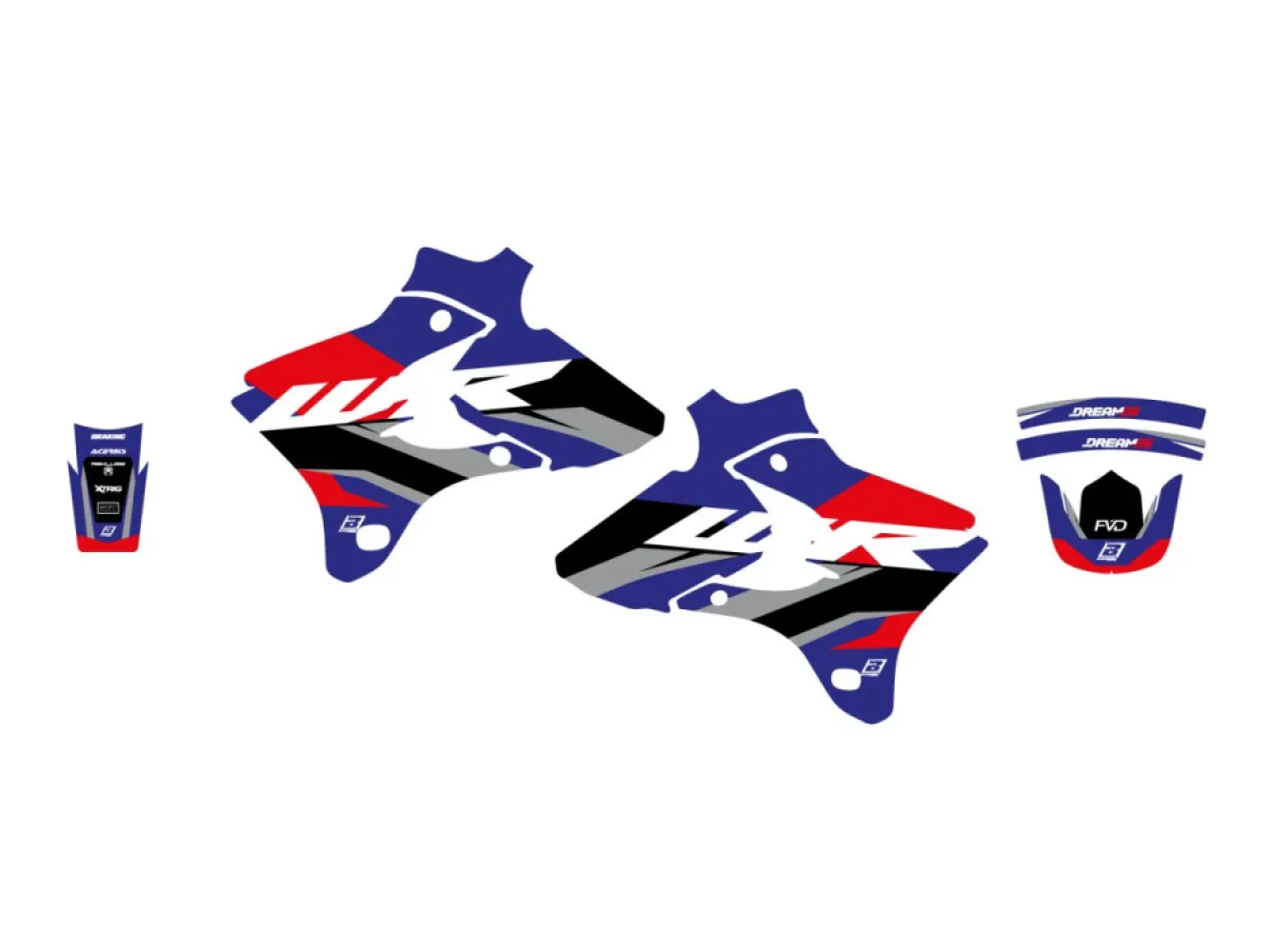 BLACKBIRD RACING - GRAPHIC KIT DREAM 5 WRF 03-04 - 43027368