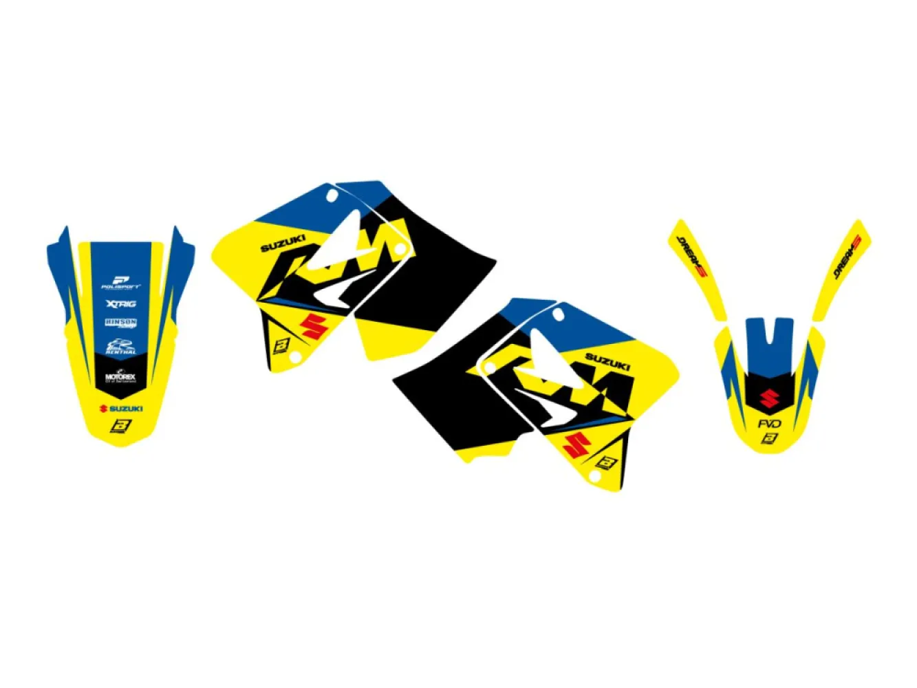 BLACKBIRD RACING - GRAPHIC KIT DREAM 5 RM 01- - 43027398