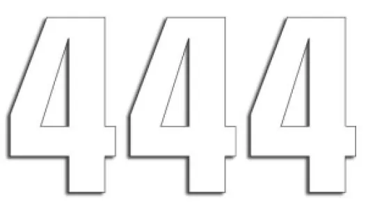 BLACKBIRD RACING - NUMBER #4 16X7.5CM WH - 43100752