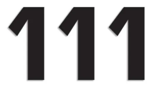 BLACKBIRD RACING - NUMBER #1 16X7.5CM BK - 43100759