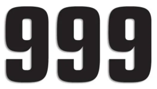 BLACKBIRD RACING - NUMBER #9 16X7.5CM BK - 43100767