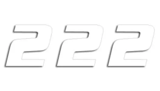 BLACKBIRD RACING - NUMBER #2 16x20CM WH - 43100770