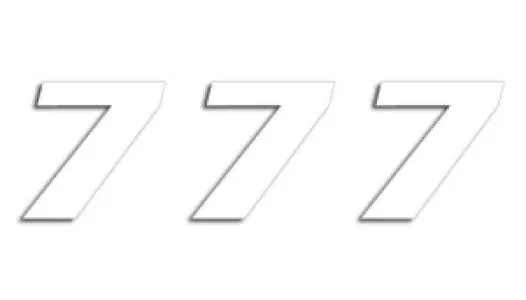 BLACKBIRD RACING - NUMBER #7 16x20CM WH - 43100775