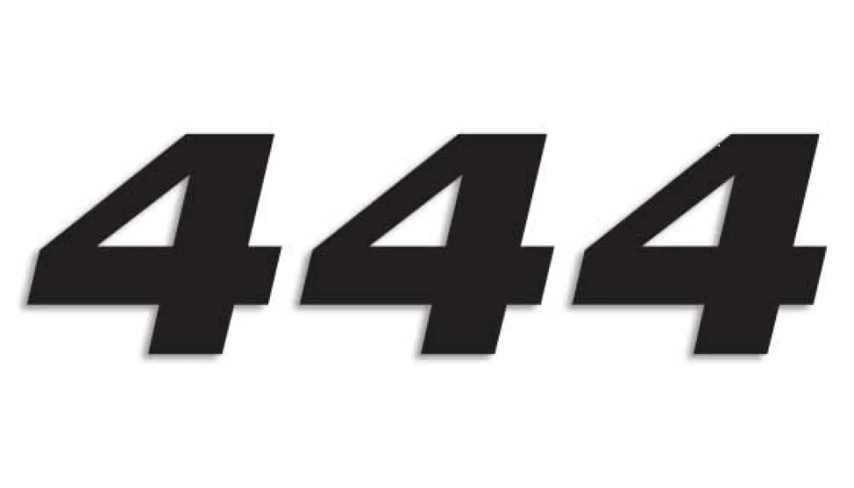 BLACKBIRD RACING - NUMBER #4 16x20CM BK - 43100782