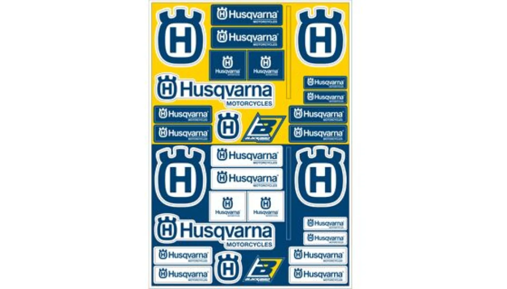 BLACKBIRD RACING - DECAL LOGO KIT HUS PVC - 43201892