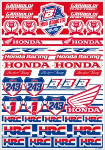 BLACKBIRD RACING - DECAL LOGO KIT GAR PVC - 43201996