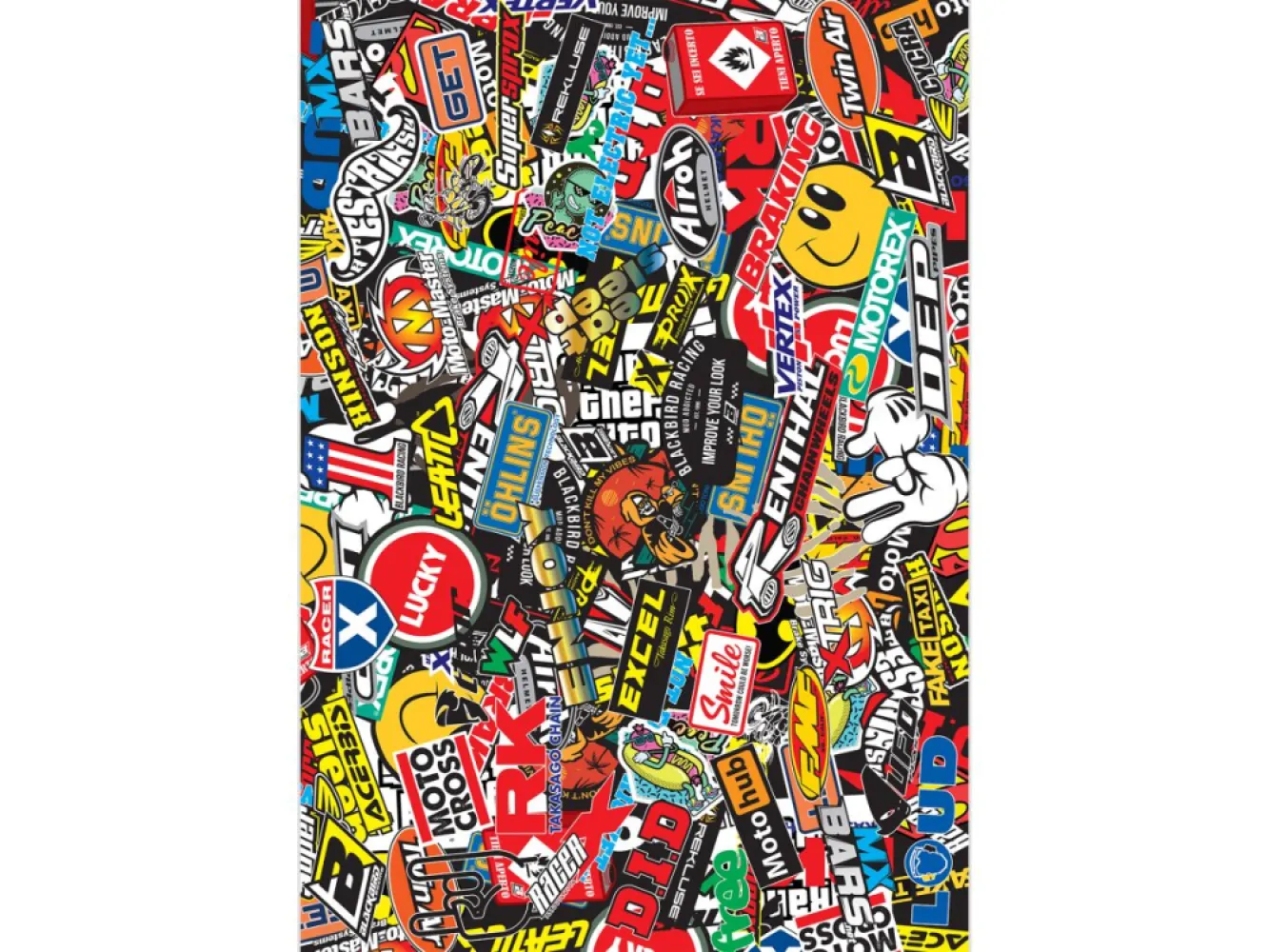 BLACKBIRD RACING - DECAL LOGO BOMB SHEET - 43202588