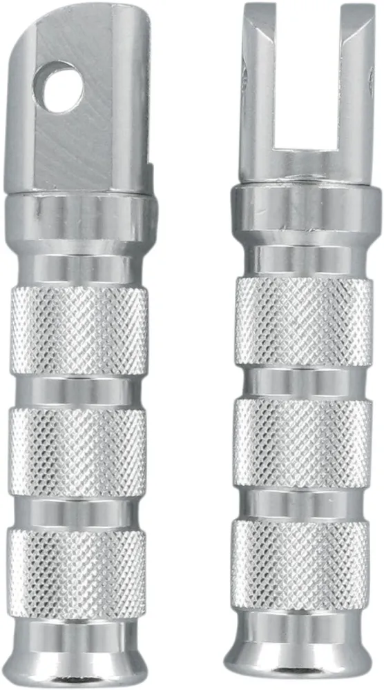 EMGO - FOOTPEGS SILVER HON-FRONT - 5011211