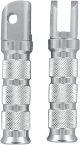 EMGO - FOOTPEGS SILVER HON-FRONT - 5011211