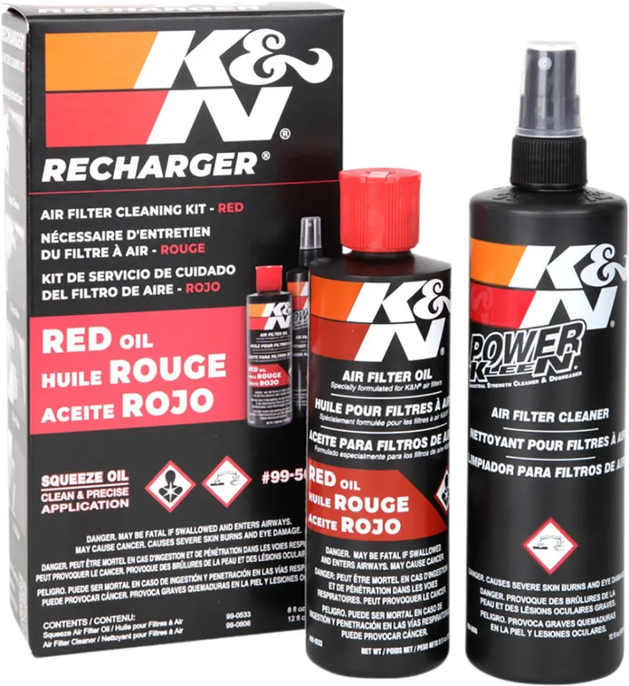 K & N - AIR FIL CARE KIT-SQUEEZE - 995050