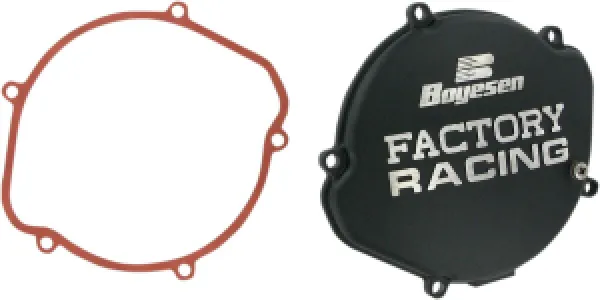 BOYESEN - CLUTCH CVR CR125 BLK - CC01B