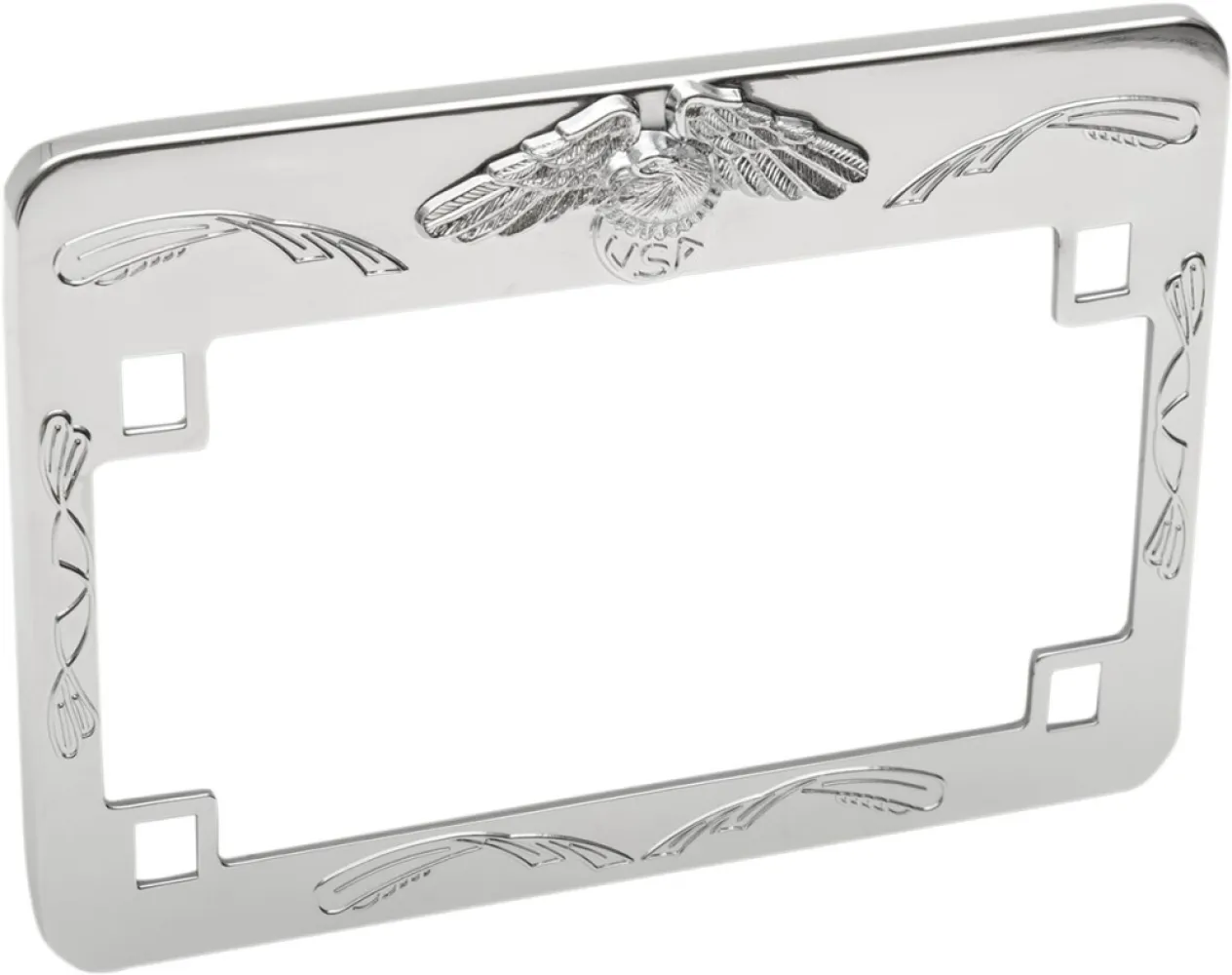 EMGO - EAGLE LIC FRAME CHROME - DS270225
