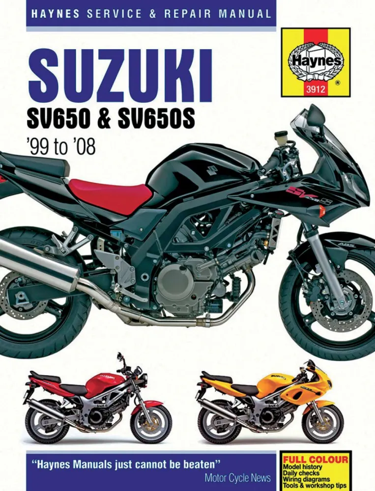 HAYNES - MANUAL SUZ SV650 - HM3912