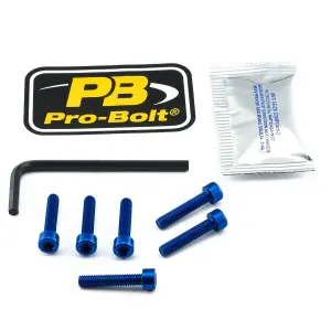 PRO BOLT - BOLT KIT FUEL CAP BLUE - 07040030