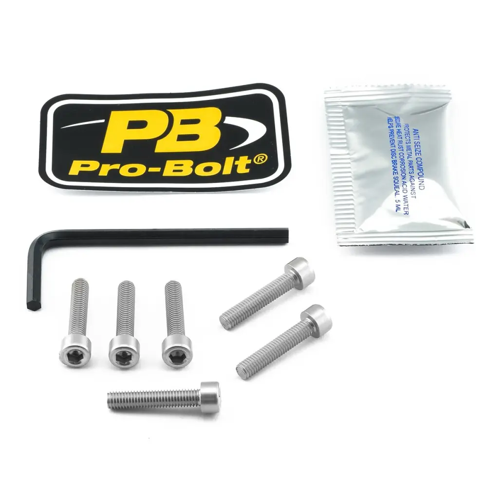 PRO BOLT - BOLT KIT FUEL CAP SILVER - 07040034