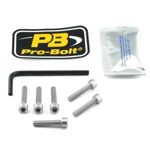 PRO BOLT - BOLT KIT FUEL CAP SILVER - 07040034