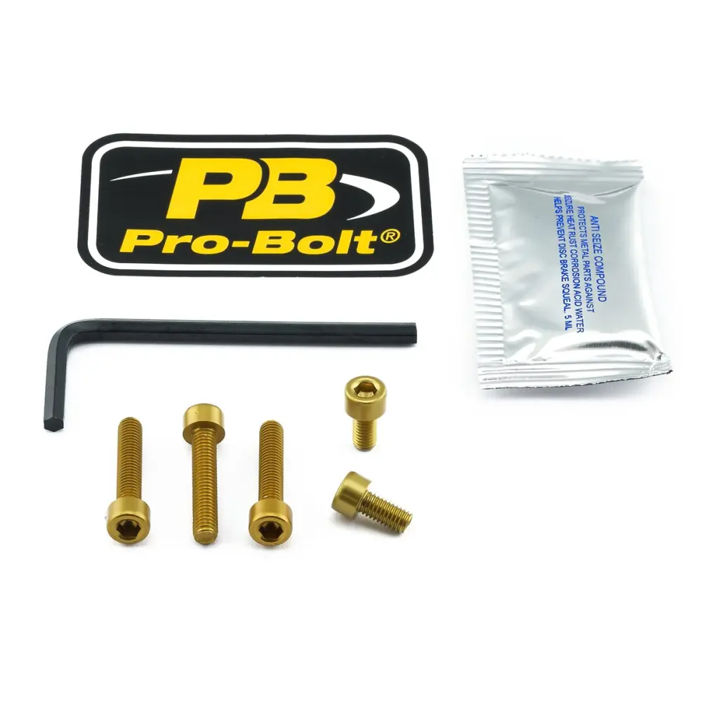 PRO BOLT - BOLT KIT FUEL CAP GOLD - 07040047