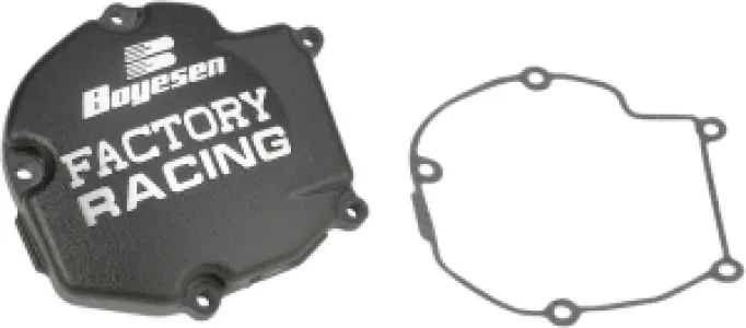 BOYESEN - IGNITION COVER KX125 BLK - SC11AB